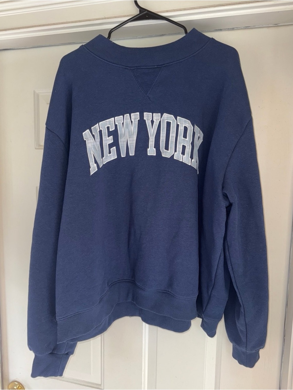 NEW YORK Navy mockneck Sweatshirt